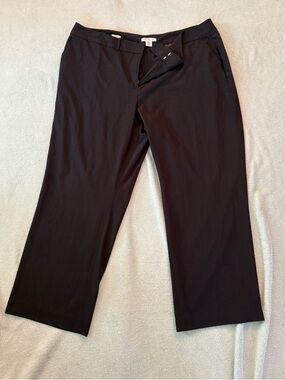 Liz Claiborne Sophie Black Plus Size Dress Pants - Tailored Straight